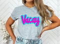 Vacay Faux Applique Graphic Tee