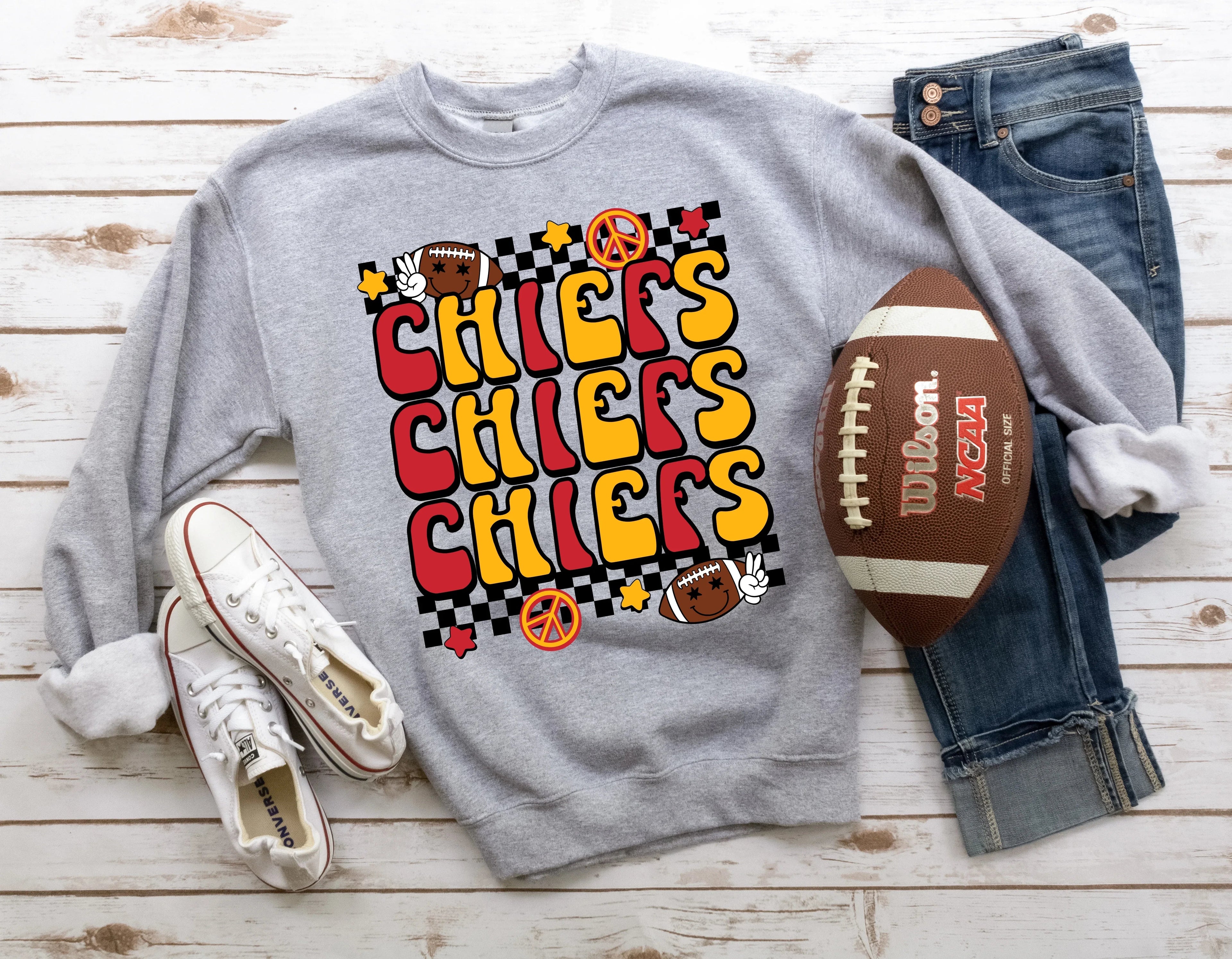 Chiefs Retro Bubble Graphic Tee