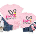 Kindergarten Striped Heart Graphic Tee