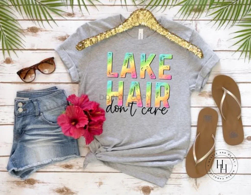 Lake Hair Don't Care Graphic Tee