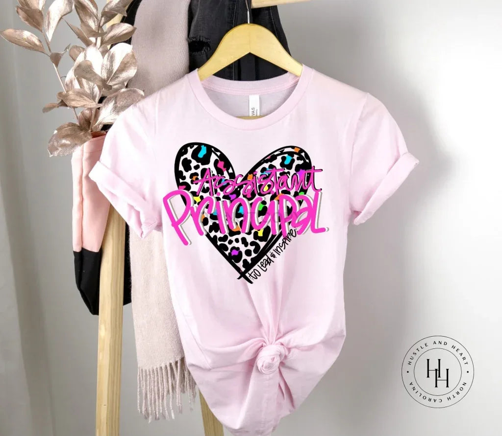 Leopard Heart- Assistant Principal Graphic Tee