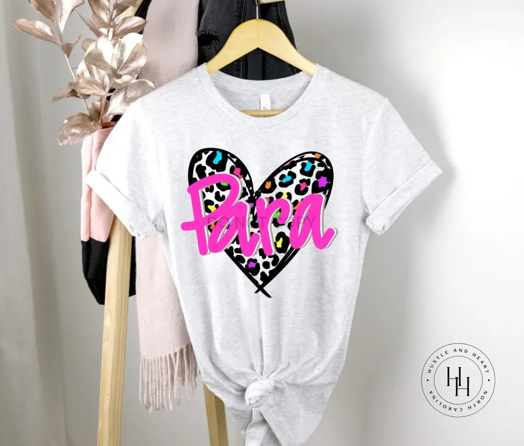 Leopard Heart- Para Graphic Tee