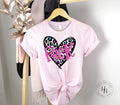 Leopard Heart- Pre K Graphic Tee