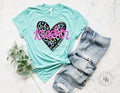Leopard Heart- Teacher Graphic Tee