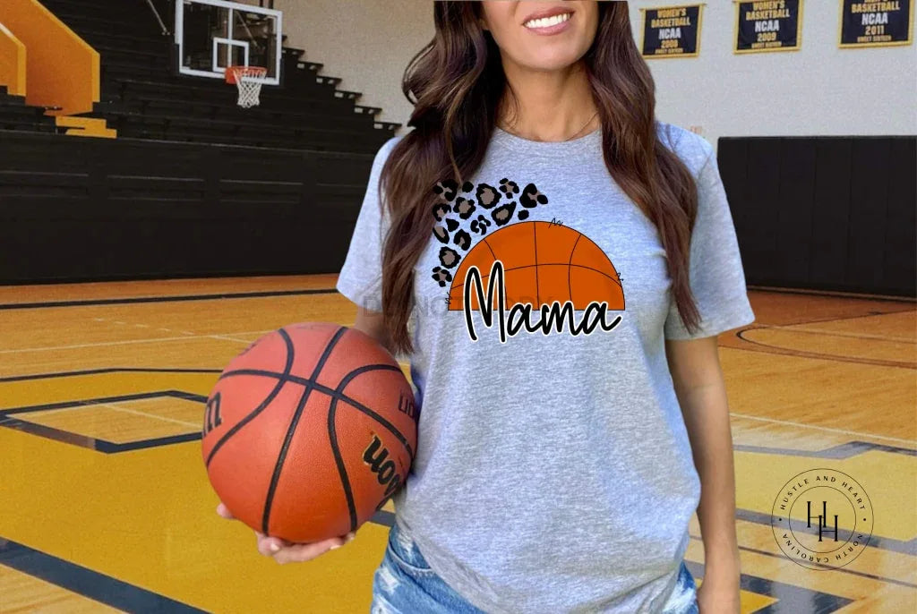 Mama Half Basketball Graphic Tee