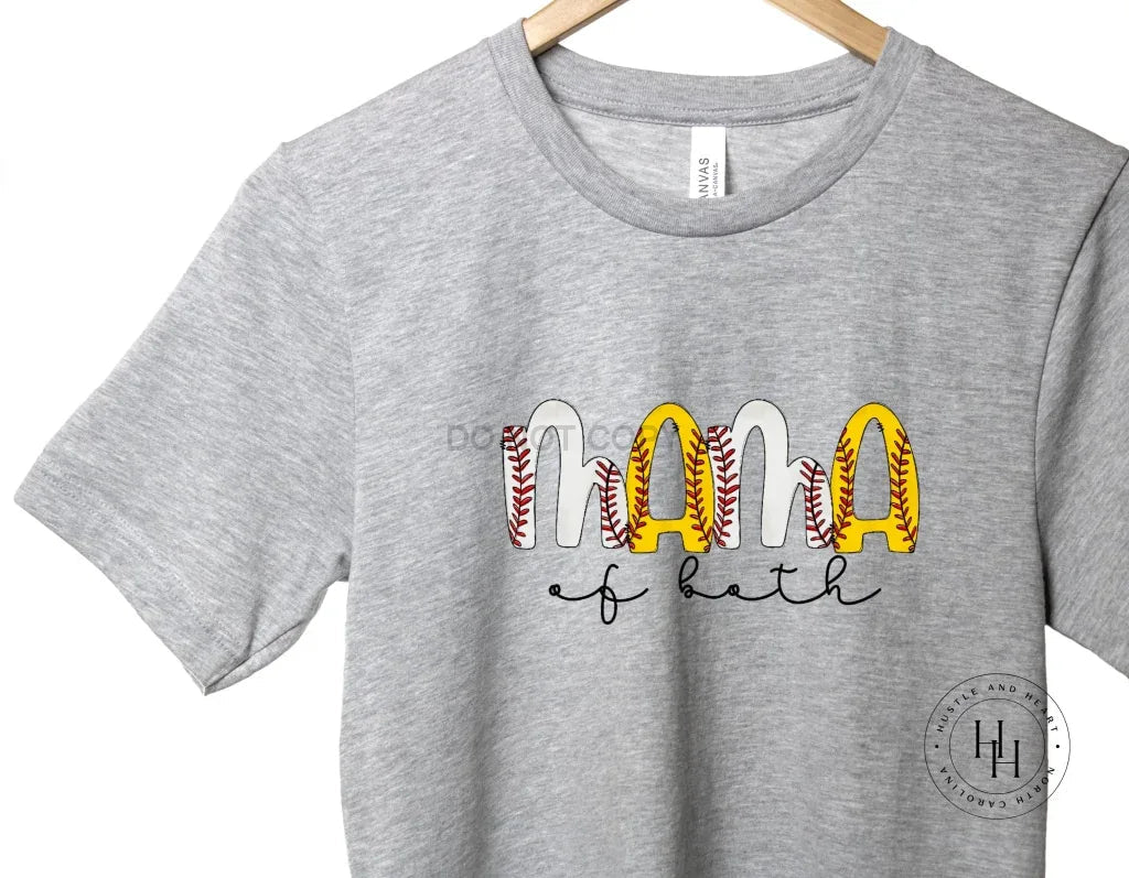 Mama of Both (Baseball/Softball) Graphic Tee