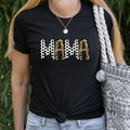 Mama Soccer/Leopard Graphic Tee