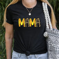 Mama Softball/Leopard Graphic Tee