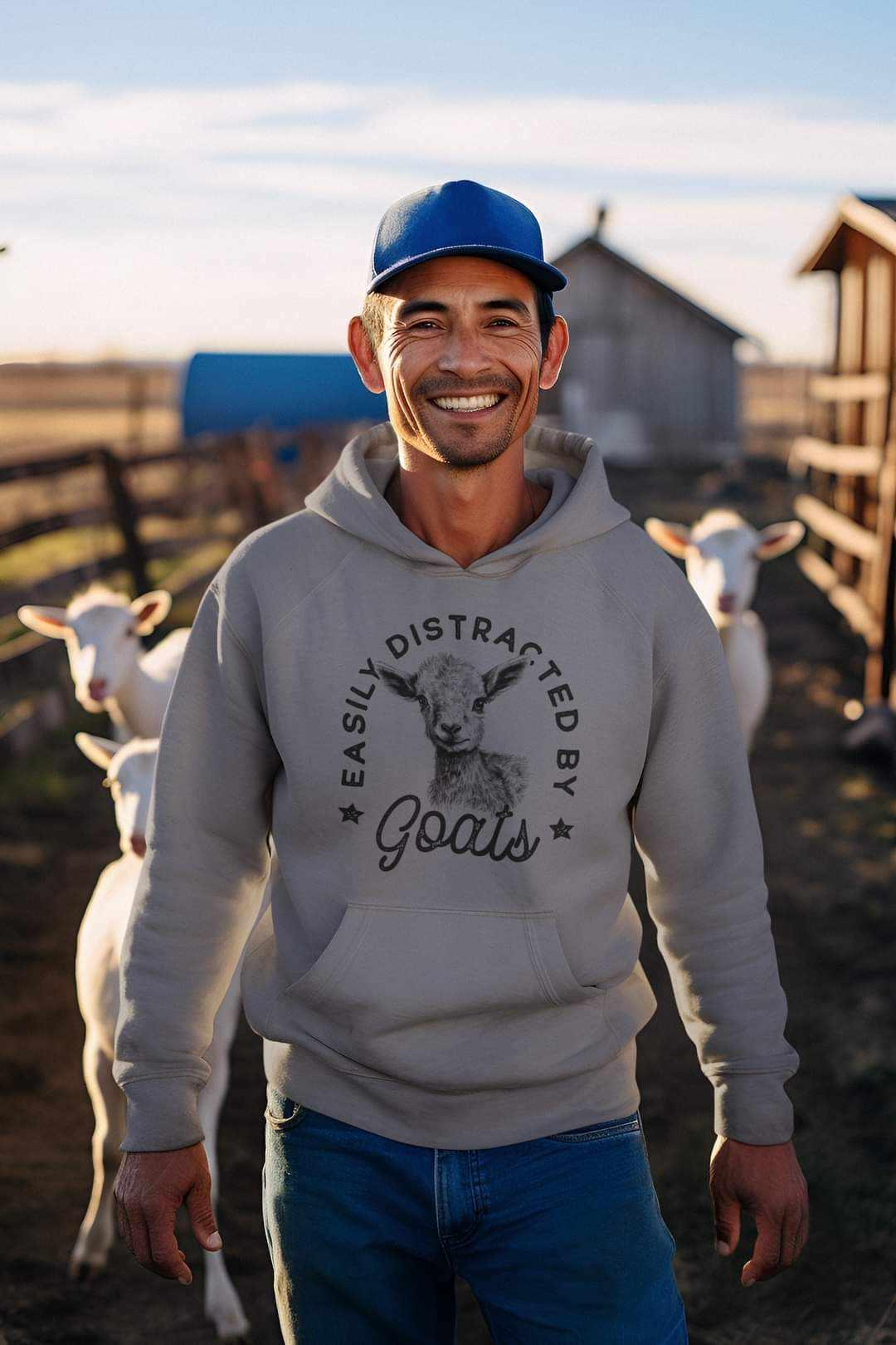 Easily Distracted by Goats Graphic Tee