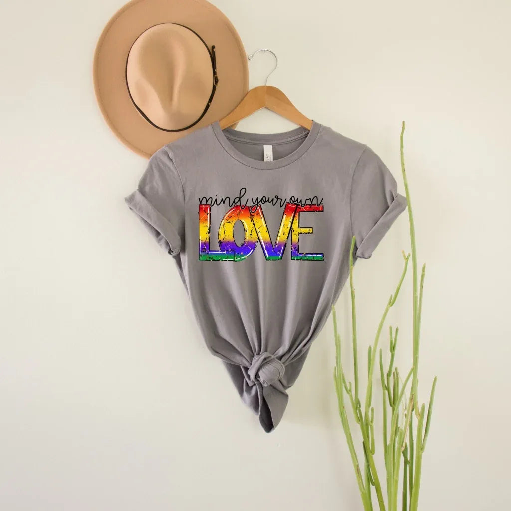 Mind your own Love Pride Graphic Tee