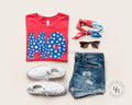 MO Retro Distressed Star Graphic Tee