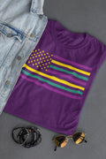 Mardi Gras Flag New Orleans 2023 Graphic Tee
