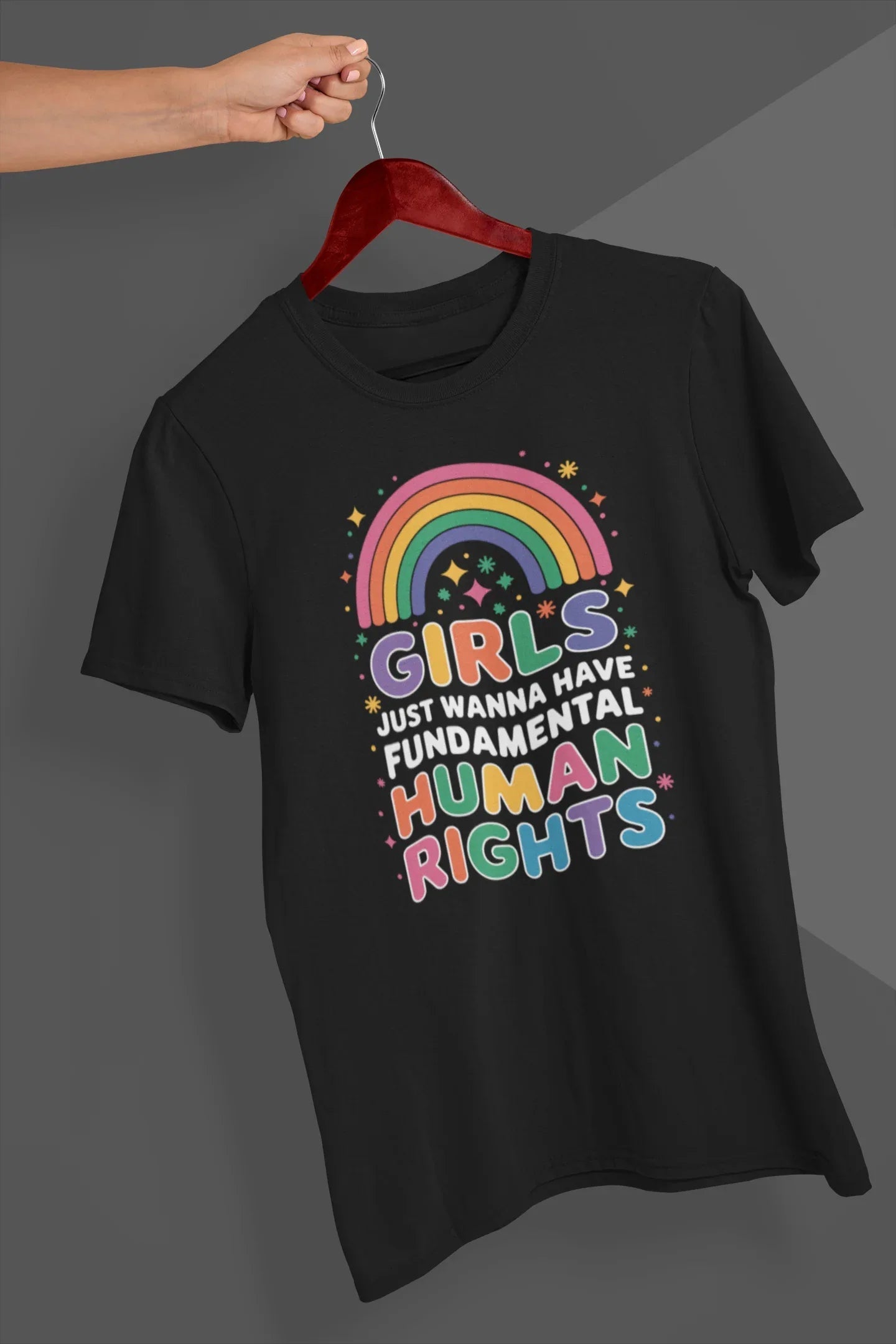 Girls Just Wanna Have Fundamental Rights Graphic Tee