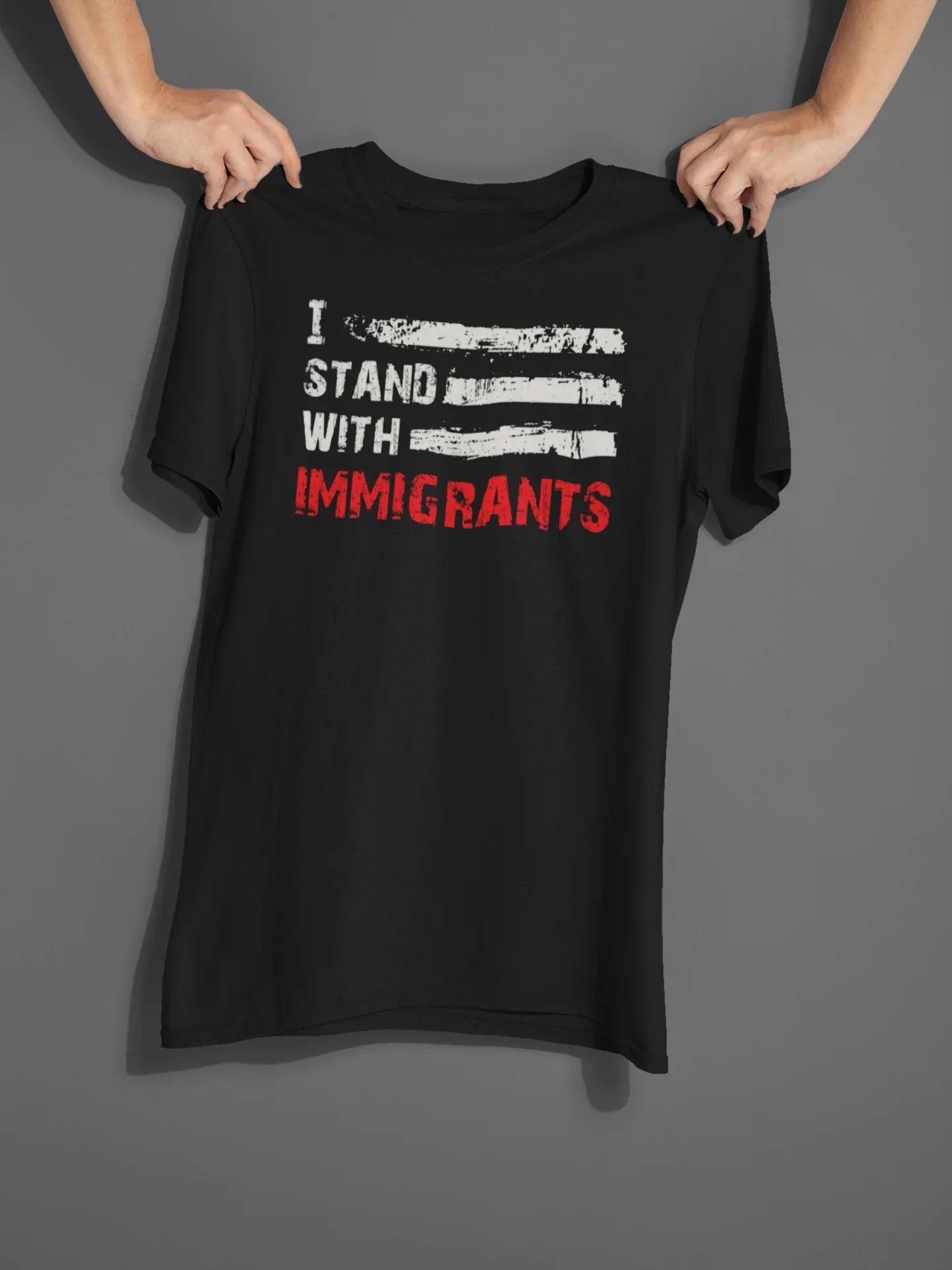 I Stand With Immigrants Graphic Tee