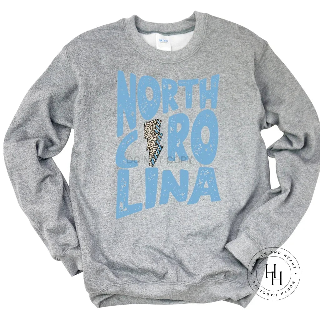 North Carolina Lightning Bolt Graphic Tee