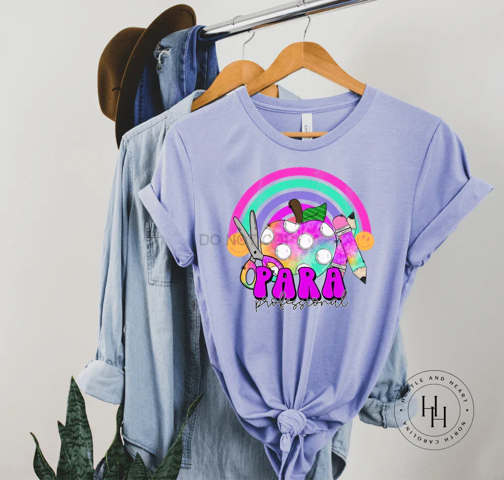 Para professional Rainbow Apple Graphic Tee