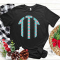 Peppermint Swirl Monogram Graphic Tee