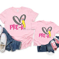 Pre-K Striped Heart Graphic Tee