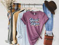 Retro Text 'Mom' Graphic Tee