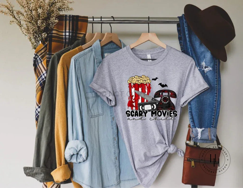Scary Movies and Chill Graphic Tee