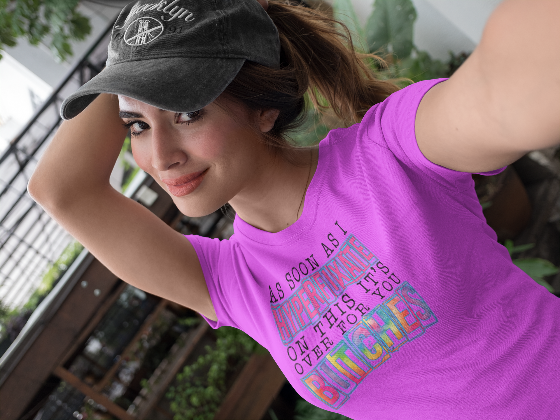 As Soon As I Hyperfixate On This It's Over For You Bitches Graphic Tee
