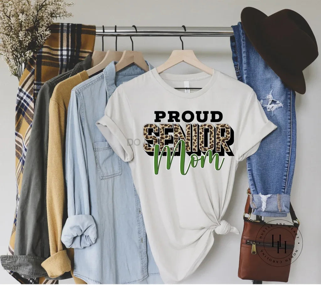 Senior Mom Green Graphic Tee