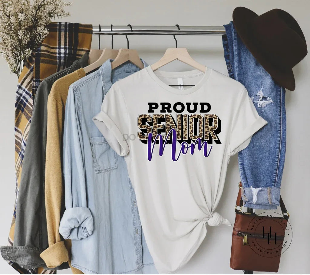 Senior Mom Purple Graphic Tee