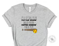Softball Yellin Coffee Drinkin Kinda Mom Graphic Tee
