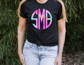 Spring Swirl Monogram Graphic Tee
