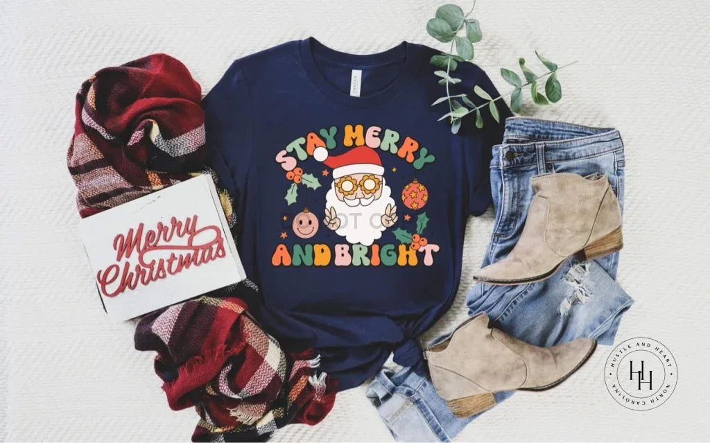 Stay Merry and Bright Graphic Tee