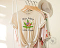 Stay Trippy Little Hippie Mushroom Graphic Tee