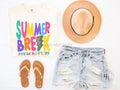 Summer Break Lightning Bolt Graphic Tee