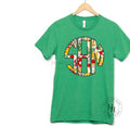 Teacher Brush Monogram Graphic Tee