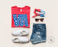 VA Retro Distressed Star Graphic Tee