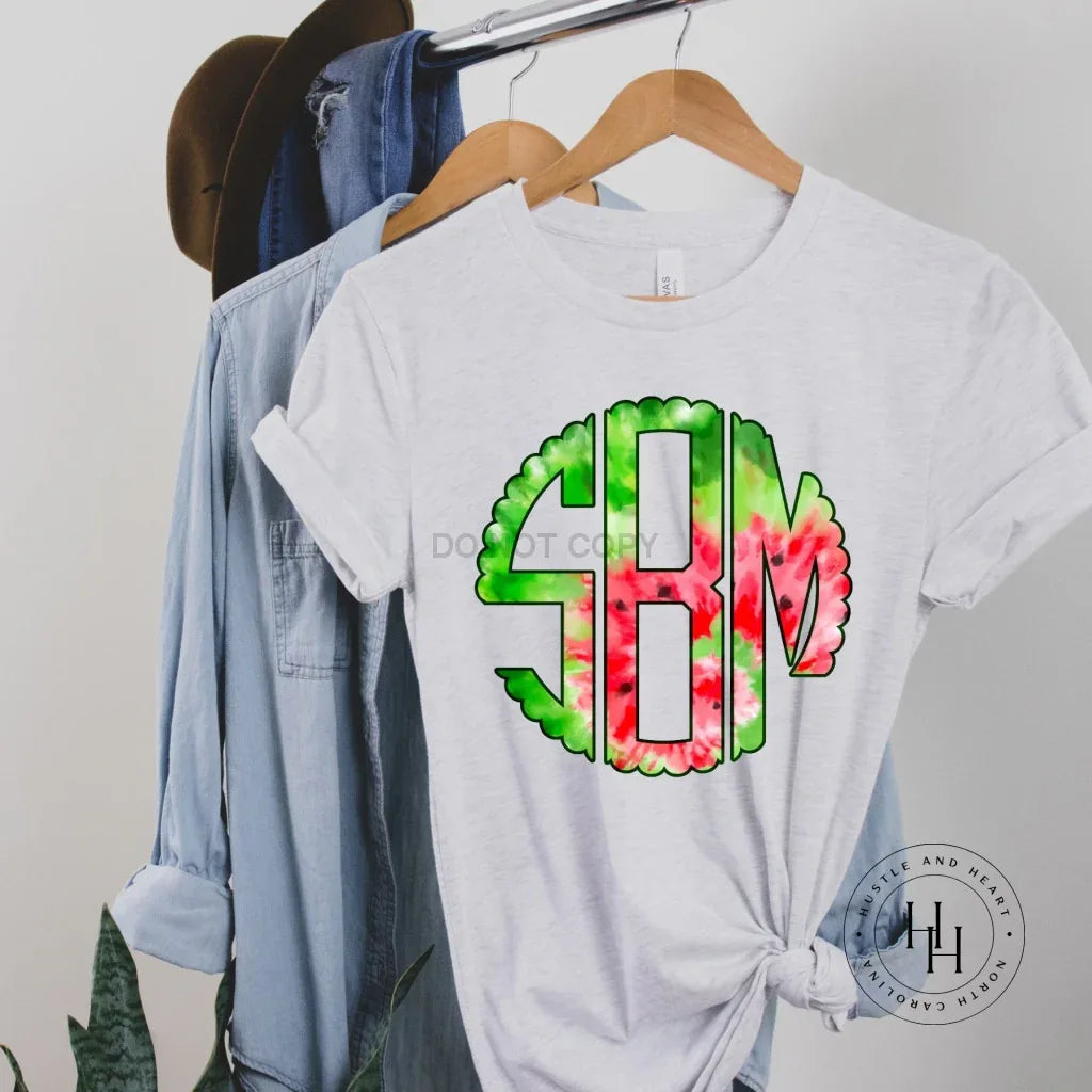 Watermelon Monogram Graphic Tee
